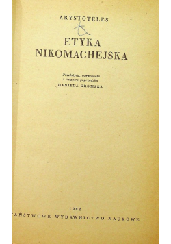 Etyka nikomachejska