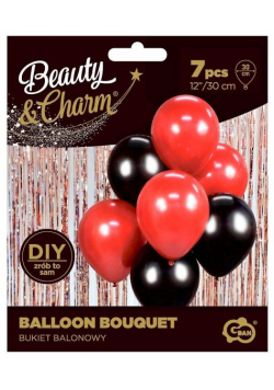 Balony Beauty&Charm bukiet 30cm 7szt