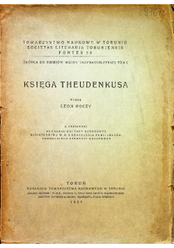 Księga Theudenkusa 1937 r