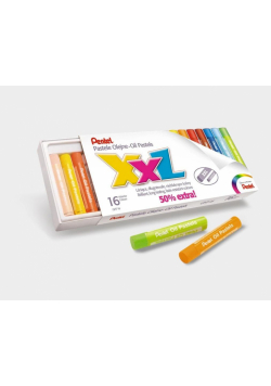 Kredki Pastele olejne XXL 16 kolorów XL PENTEL
