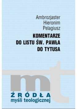 Komentarze do listu św Pawła do Tytusa