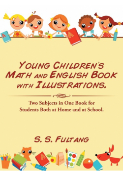 Young Children's Math and English Book with Illustrations.