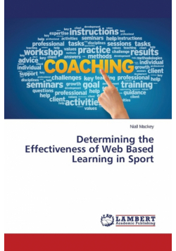 Determining the Effectiveness of Web Based Learning in Sport