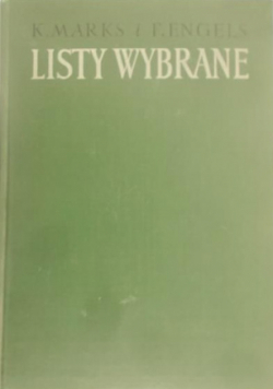 K Marks i F Engels Listy wybrane