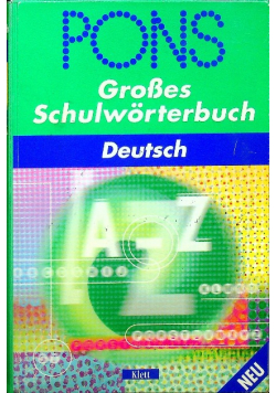 PONS Grosses Schulworterbuch Deutsch
