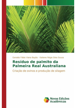 Resíduo de palmito da Palmeira Real Australiana