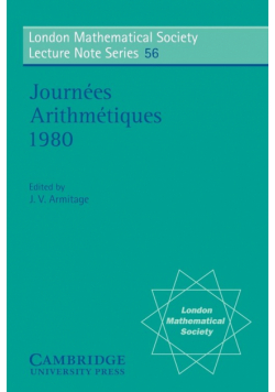 Journees Arithmetiques 1980