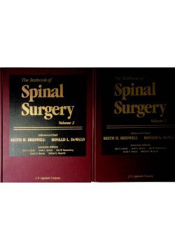 The Textbook of Spinal Surgery Tom I i II