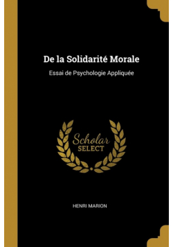 De la Solidarité Morale