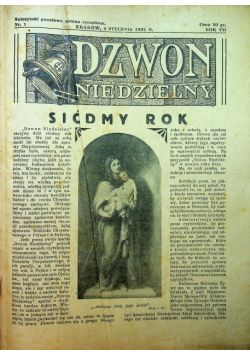 Dzwon niedzielny 51 numerów ok 1931 r