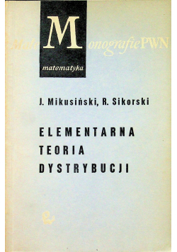Elementarna teoria dystrybucji