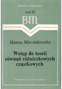 Wstęp do teorii równań różniczkowych cząstkowych