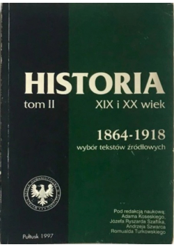 Historia XIX i XX wiek tom II 1864 - 1918