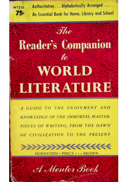 The reader's companion to world literature