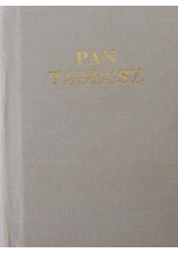 Pan Tadeusz reprint z 1834 r