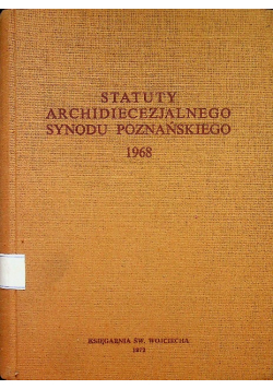 Statuty archidiecezjalnego synodu poznańskiego