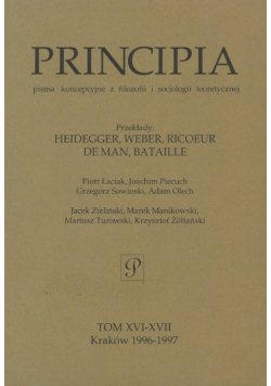Principia Tom XVI XVII