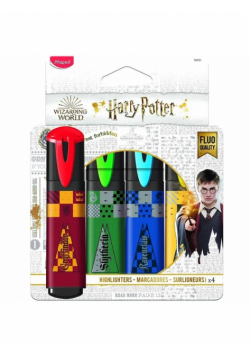 Zakreślacz Harry Potter 4 kolory MAPED