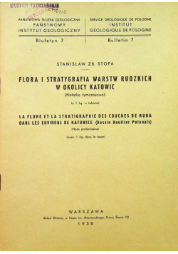 Flora i Stratygrafia warst Rudzkich w Okolicy Katowic 1938 r.