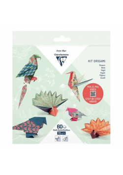 Papier do origami  Ptaki  3 formaty - 60 arkuszy