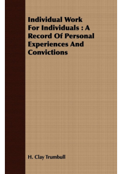 Individual Work for Individuals