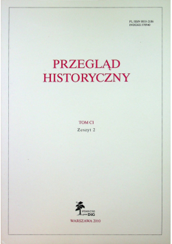 Przegląd historyczny Tom CI Zeszyt 2