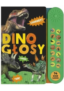 Książeczka dźwiękowa - Dino głosy