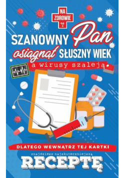 Karnet Urodzinowy z receptą