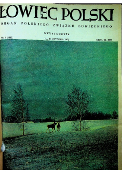 Łowiec Polski 1972 nr 1 do 24