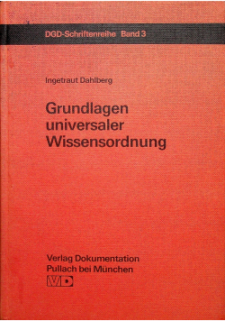 Grundlagen universaler Wissensordnung