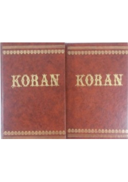 Koran część 1 i 2 Reprint z 1858 r.