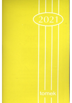 Kalendarz 2021 KL 08 Tomek kalendarz kieszonkowy