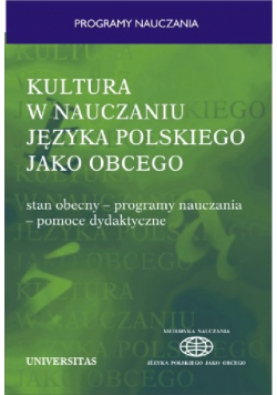 Kultura w nauczaniu języka polskiego jako obcego