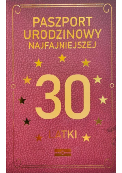 Karnet Urodzinowy 30