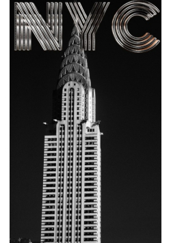 New York City  Chrysler Building Writing  Drawing Journal
