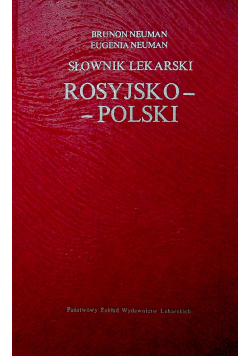 Słownik lekarski rosyjsko - polski