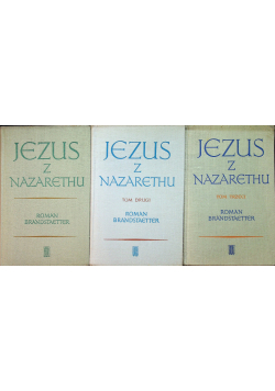 Jezus z Nazaretu tom 1 do 3