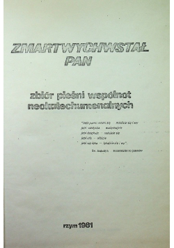 Zmartwychwstał pan zbiór pieśni wspólnot neokatechumenalnych