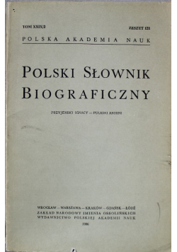 Polski Słownik Biograficzny zeszyt 121