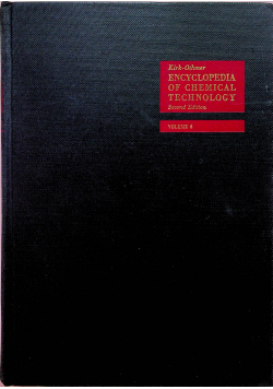 Encyclopedia of chemical technology Volume 6
