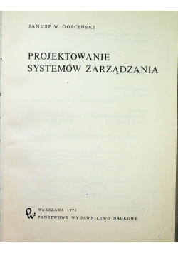 Projektowanie systemów zarządzania