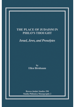 The Place of Judaism in Philo's Thought