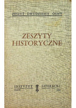 Zeszyty historyczne zeszyt 28