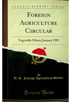 Foreign Agriculture Circular reprint