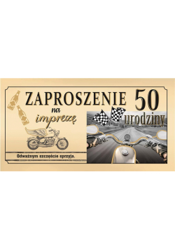 Zaproszenie Urodziny Z39