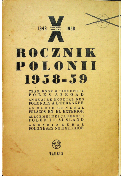 Rocznik polonii 1958 59