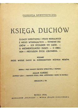 Księga duchów 1934r