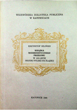 Książka modernistycznego przełomu