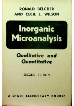 Inorganic micreoanalysis