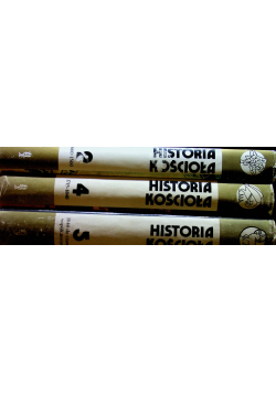 Historia kościoła 3 tomy